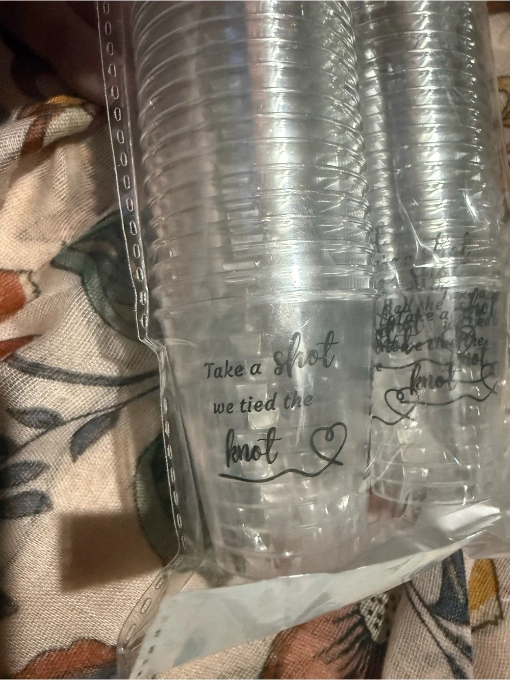 50 take a shot we tied the knot - shotglasses